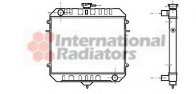 VAN WEZEL 37002081 -  Радиатор, охлаждение двигателя